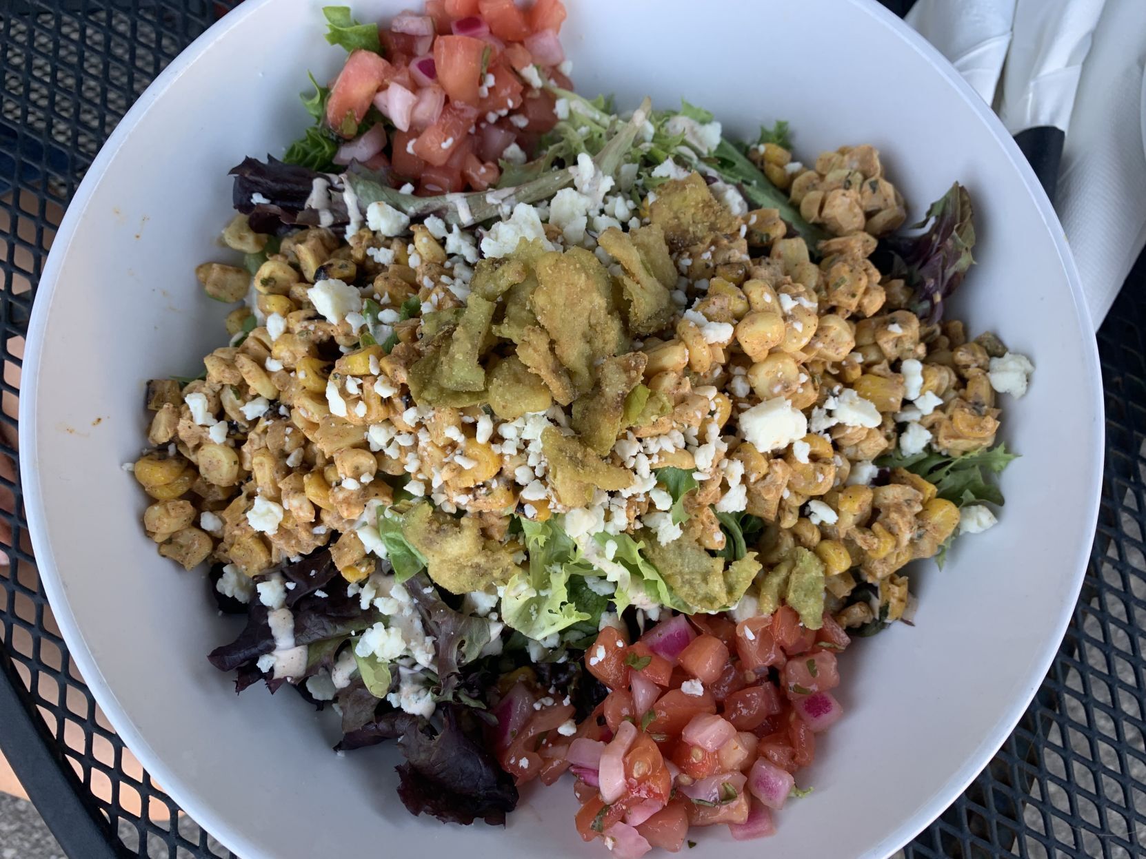 Mexican street corn ensalada